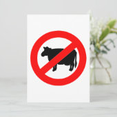 Geen uitnodiging tot inschrijving voor rundvlees (Staand voorkant)