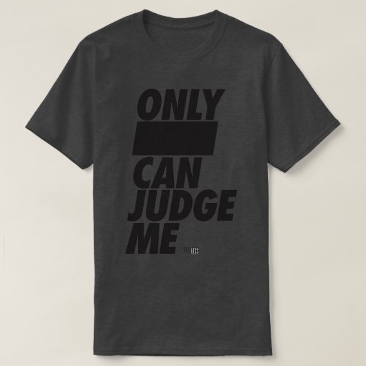 Geen uitspraak t-shirt (Design voorkant)