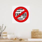 Geen uitstapje poster (Keuken)