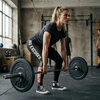 Geen Uitvluchten Alleen Resultaten Gym Leggings
