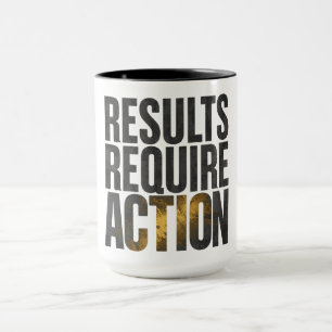 Geen Uitvluchten Alleen Resultaten Gym Motivatie T Mok