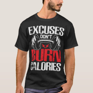 Geen Uitvluchten Fitness Motivatie T-shirt