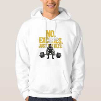 Geen Uitvluchten-Gewoon Resultaat-Sportkleren Hoodie