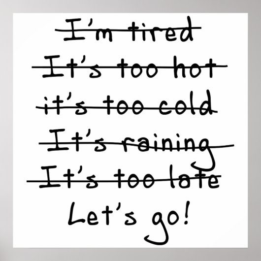 Geen uitzonderingen...Laten we gaan Poster (Voorkant)