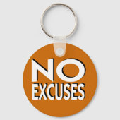 Geen Uitzonderingen motivatie slogan Sleutelhanger (Voorkant)