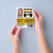 Geen Uitzonderingen op aap, persoonlijke trainer,  Flyer (Hand)