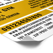 Geen Uitzonderingen op aap, persoonlijke trainer, Poster (Hoek)