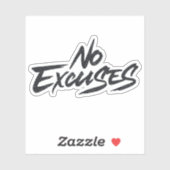 Geen uitzonderingen sticker (Vel)