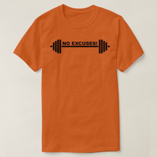 Geen uitzonderingen t-shirt (Design voorkant)