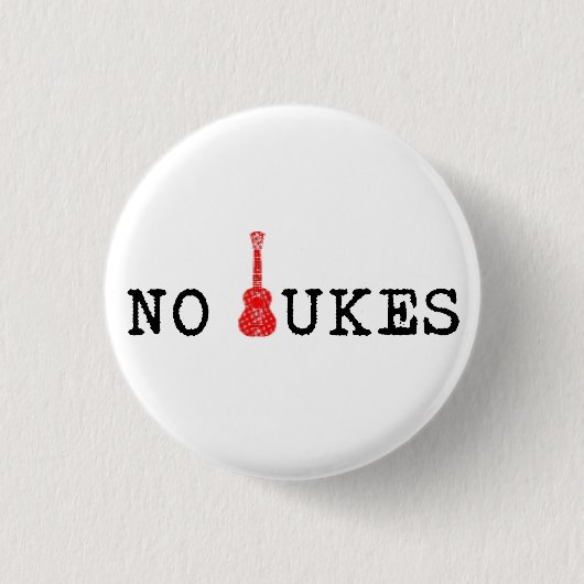 Geen Ukes Badge Ronde Button 3,2 Cm (Voorkant)