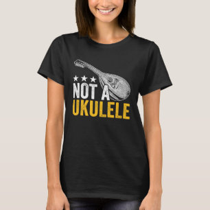 Geen Ukulele Mandolin speler Expert muzikant T-shirt