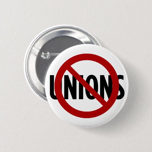 Geen Unies Ronde Button 5,7 Cm (Voorkant /achterkant)