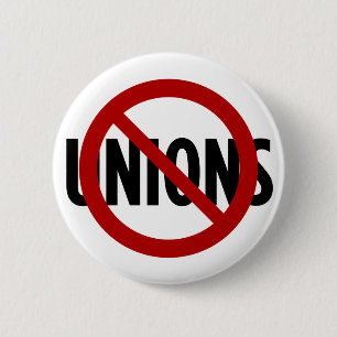 Geen Unies Ronde Button 5,7 Cm