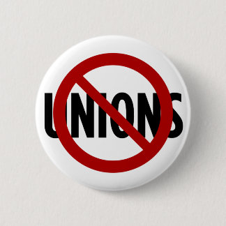 Geen Unies Ronde Button 5,7 Cm