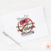 Geen USAPA-gezeur #3 Ronde Sticker (Envelop)