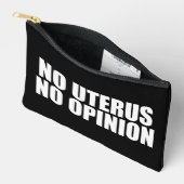 Geen Uterus Geen advies Pro Choice Quote Black Etui (Open)