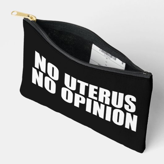 Geen Uterus Geen advies Pro Choice Quote Black Etui (Open)