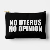 Geen Uterus Geen advies Pro Choice Quote Black Etui (Voorkant)