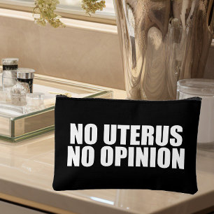 Geen Uterus Geen advies Pro Choice Quote Black Etui