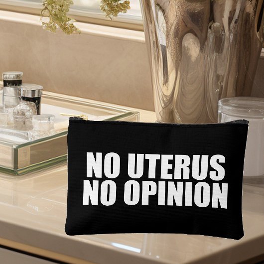 Geen Uterus Geen advies Pro Choice Quote Black Etui