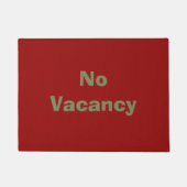 Geen vacature UnWelcome Mat Funny Burgundy-deurmat (Voorkant)