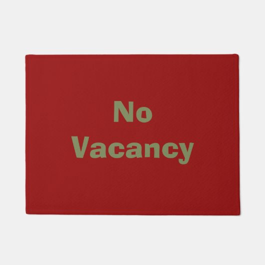 Geen vacature UnWelcome Mat Funny Burgundy-deurmat (Voorkant)