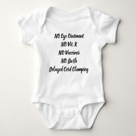 Geen vaccinatieplan romper