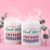 Geen vader Bod, het is een Vader Figuur Typografie Koffiemok