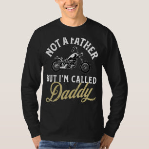 Geen vader, maar ik heet papa Vaderdag Mot. T-shirt