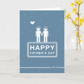 Geen 'Vaderdag'-kaart voor rechtstreeks ontwerp Kaart (Gele Bloem)