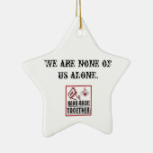 Geen van de enige Star-versieringen Keramisch Ornament (Rechts)