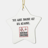 Geen van de enige Star-versieringen Keramisch Ornament (Links)