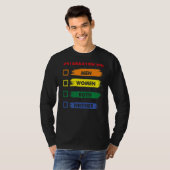 Geen van de geïnteresseerde LGBT Pride Month Graph T-shirt (Voorkant volledig)