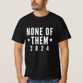 Geen van deze 2024 t-shirt (Voorkant)