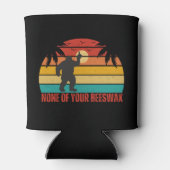 Geen van je bijenwas Bigfoot middelvinger Blikjeskoeler (Achterkant)