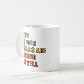 Geen van je e-mails vindt me goed koffiemok (Voorkant links)