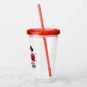 Geen van mijn zakelijke tumblers acryl drinkbeker (Links)