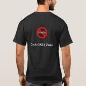 Geen Vanilla KINK Alleen zone T-shirt (Achterkant)