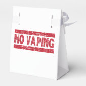 Geen Vaping Red Ink Stamp Bedankdoosjes (Achterkant)