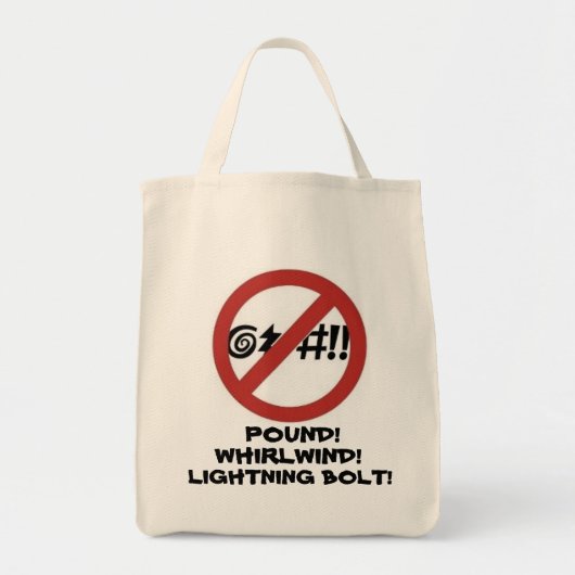 Geen vastzetteken tote bag (Voorkant)