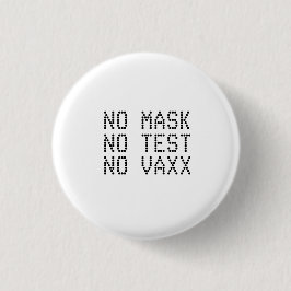 Geen Vaxx Ronde Button 3,2 Cm