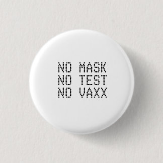 Geen Vaxx Ronde Button 3,2 Cm