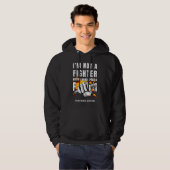 GEEN VECHTER auteur schrijver NaNoWriMo Hoodie (Voorkant volledig)