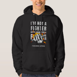 GEEN VECHTER auteur schrijver NaNoWriMo Hoodie