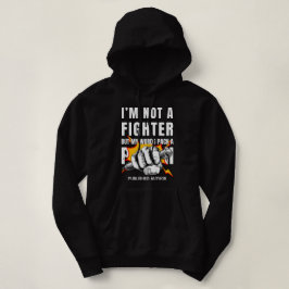 GEEN VECHTER auteur schrijver NaNoWriMo Hoodie