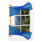 Geen Venster Faux Venster Grappige werkplek Magneet (Verticaal)