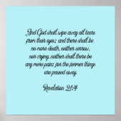 Geen verbijstering meer pijn Christelijke scripts Poster (Voorkant)