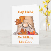 *GEEN VERBINDING* HET IS UW BIRTHDAY DUDE KAART (Gele Bloem)