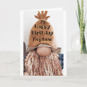*GEEN VERBONDEN* HET IS UW BIRTHDAY NEPHEW KAART (Voorkant)