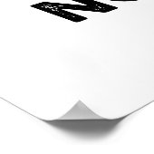 Geen verf Geen pijn Funny Paint Pun Poster (Hoek)